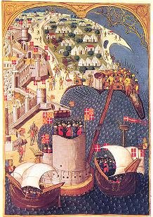 Turkish attack on the St Nicholas Tower
